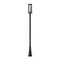 Z-Lite Glenwood 1 Light Outdoor Post Mounted Fixture, Black & Clear 586PHBR-519P-BK - alternate 3